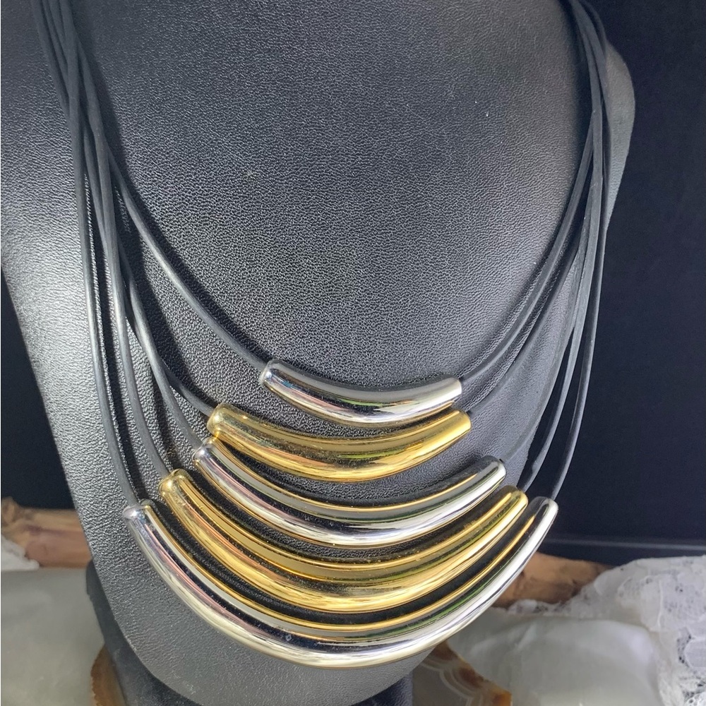 KIAM FAMILY TWO TONE NECKLACE